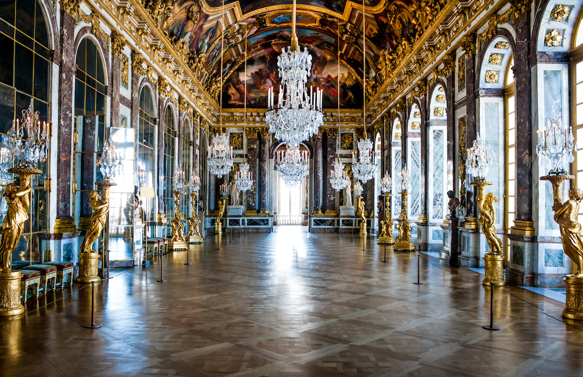 Hall of Mirrors in Versailles