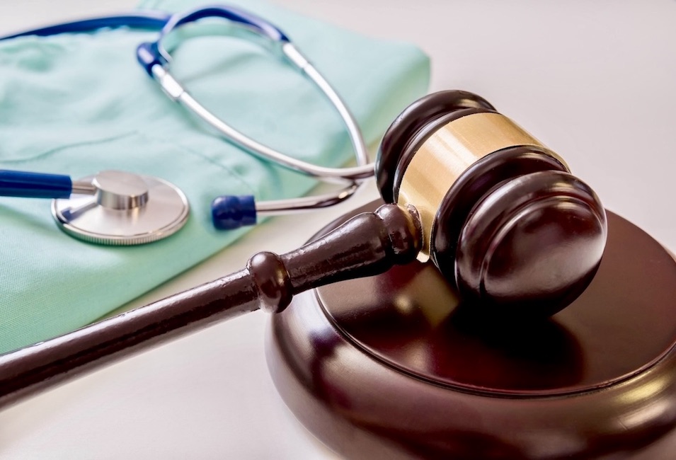 gavel and stethoscope