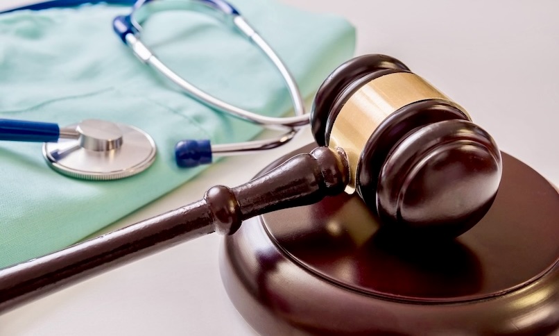 gavel and stethoscope