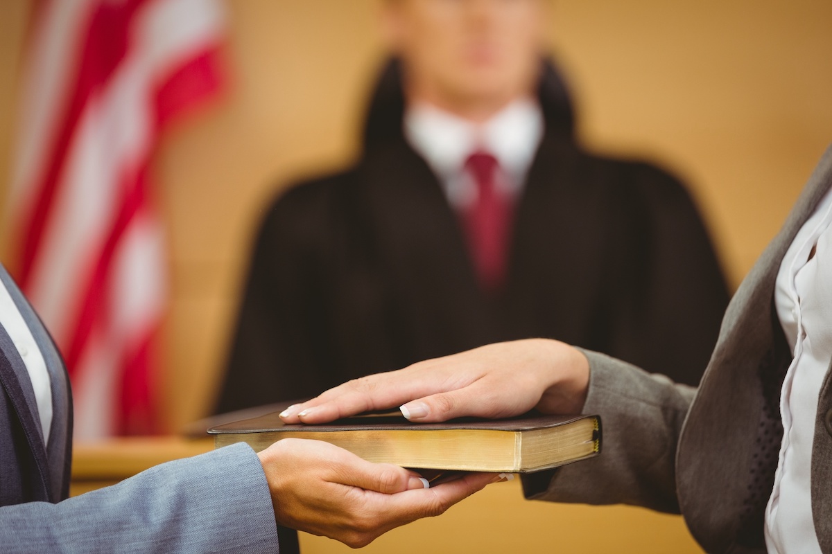 administering an oath to a witness